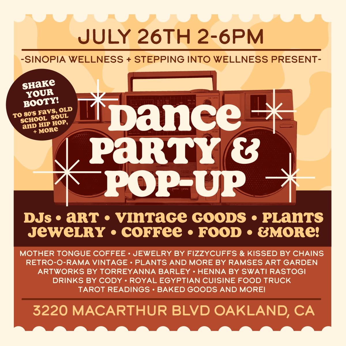 DANCE PARTY & POP-UP